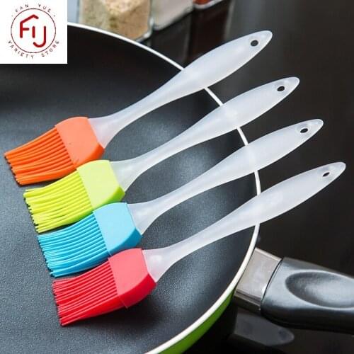 Silicone Spatula Barbeque Brush Cooking BBQ Heat Resistant Oil Condiment Brush Kitchen Bar Cake Baking Tool Kitchen Accessories