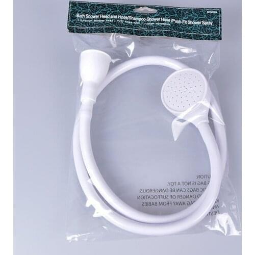 Single Tap Shower Spray Hose Mixer Bath Sink Spray Attachment Head Washing Portable