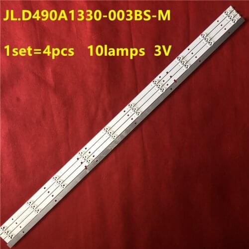 LED Backlight strip 10 lamp For His ense 49'' TV H49M2600 H49M2100 JL.D490A1330-003BS-M LED49H2600 LED49K300U JHD490N2F81\S0