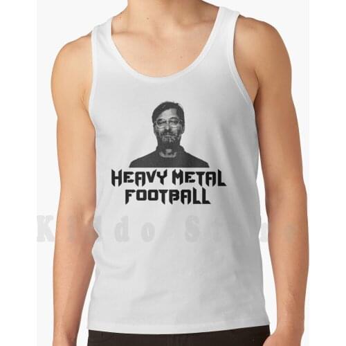 Heavy Metal Football | Klopp Tank Tops Vest Sleeveless Heavy Metal Football Klopp Football Fan Jurgen Klopp
