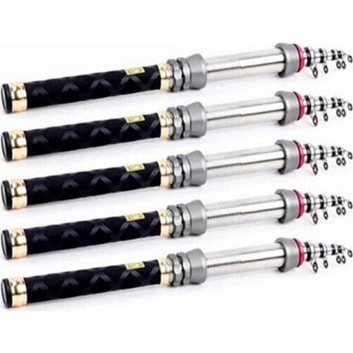 Fishing Carbon Saltwater Rod Telescopic Fishing Ultra Light Rod Carbon 1.3-2.4M Surf Fishing Rod Spinning Fishing Pole
