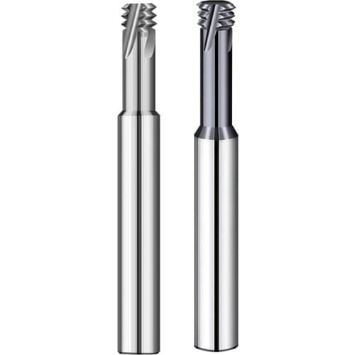 UNC 3 tooth 1/4 3/8 5/16 thread end mill ,no coating for Aluminum,coating for AL,milling cutter