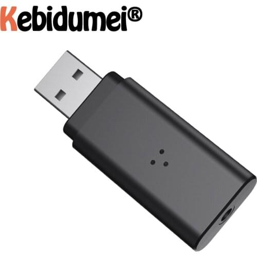 USB Adapter 3.5MM Bluetooth Receiver Wireless Handsfree Bluetooth V5.0 Adapter For Speaker For Car For Android IOS