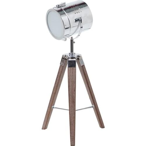 High quality luxury North American style retro lamp decorative wooden searchlight Industrial wind creative photography lights