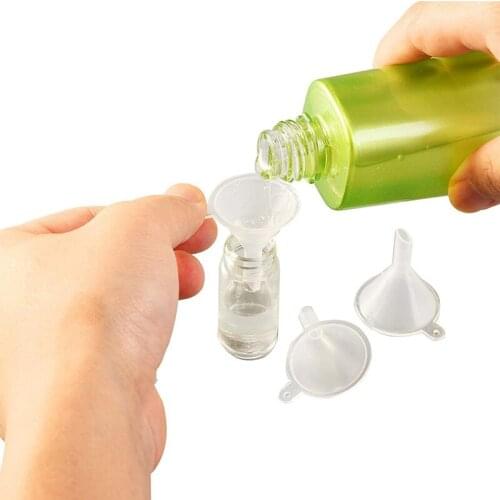 10Pcs Mini Funnel Small Funnel For Lab Bottles Sand Art Perfumes Spices Powder Funnel Essential Oils Recreational Activities