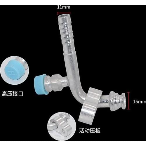 2pcs Air conditioning compressor connector,Compressor Configurator,Compressor high and low pressure outlet connector