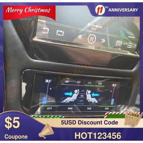 Car Aircon Board For Maserati GT/GC GranTurismo Black Android 9.0 Screen Carbon Fiber Multimedia Player GPS Navigation Head Unit