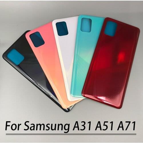 New Back Door Case Battery Rear Housing Back Cover For Samsung Galaxy A31 A315F A51 A515F A71 A715F With LOGO