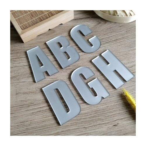 Digital stickers three-dimensional house number home hotel high-end carved digital brand hotel box door house crystal word