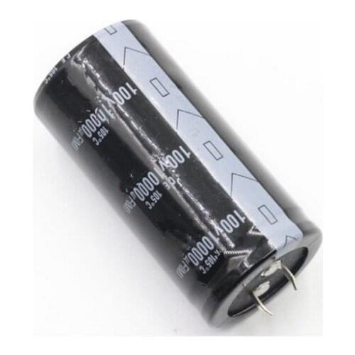 6PCS Electrolytic capacitor 10000UF100V 35*50 Electrolytic capacitors best quality