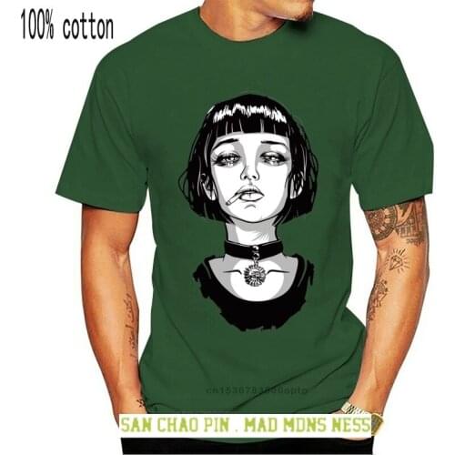 Leon The Professional Movie T Shirt 3XL Custom Short Sleeve Clothes For Men Popular Boyfriend mathilda T Shirts