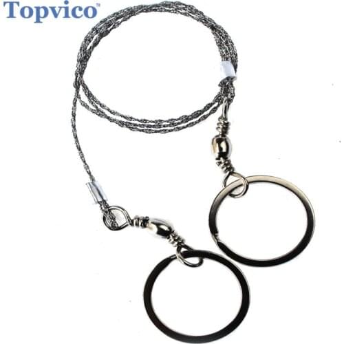 Mini Wire Saw Stainless Steel Outdoor Survival Self Defense Camping Hiking Hunting Chainsaws Hand Saw Fret Saw Tools