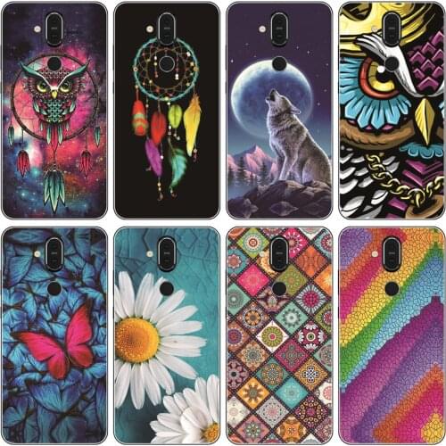 Soft TPU case mobile phone case with removable for Nokia 7.1 case 5.84 inch for Nokia 7 2018 case silicon cover