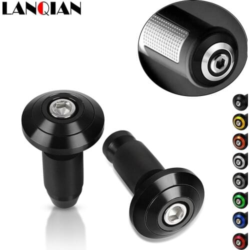 Moto Handle Bar End Weight Handlebar Grips Cap Anti Vibration Silder Plug For Yamaha Kawasaki Honda Dirt Bike Part Motocross