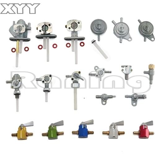 Multiple types Motorcycle Fuel On/Off Valve Switch Petcock Oil Tank Hose Tap For Scooter Motorcycle Motorbike ATV MINI MOTOR