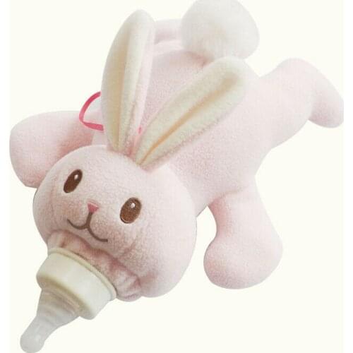 2019 New Hot Sale Cute Baby Kids Cartoon Feeding Bottles Bag Lovely Milk Bottle Pouch Cover Toy Rabbits Elephants Bottle Bags