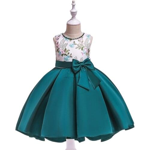 Girl Dresses Elegant Princess Dress Kids Dresses For Girls Wedding Party Embroidery Costume girldress Children Clothing vestidos