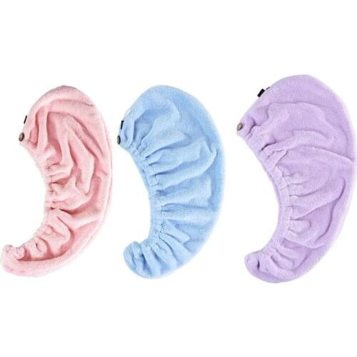 Microfiber Hair Towel Wrap Soft Hair Turban For Drying Wet Hair Easy Twist Hair Towels Cleanse Bundle Dry Hair Cap