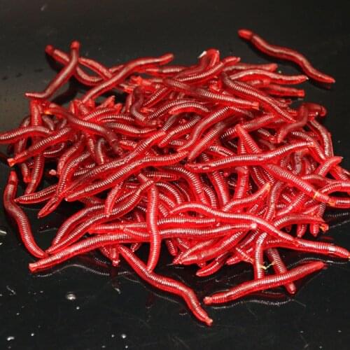 30PCS/Bag Fishing Lure 35mm Artificial Silica gel Worm Soft Bait Pike Wobbler Minnow Bait Fishy Fsihing Bait Fishing tackle Lure