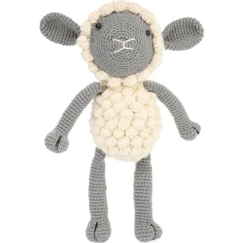 Baby Mica Cute First Oyuncağım Lamb Lilly Sleeping Friend Organic Amigurimi 30 cm