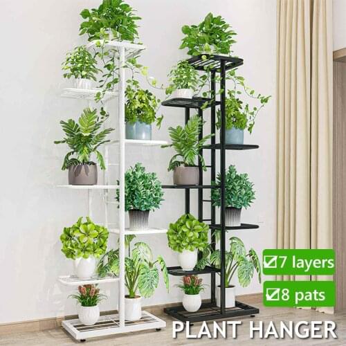 Modern Multifunction Removable Storage Shelf Iron art Plant Holder Home Garden Flower Pot Organizer Living Room Balcony Storage