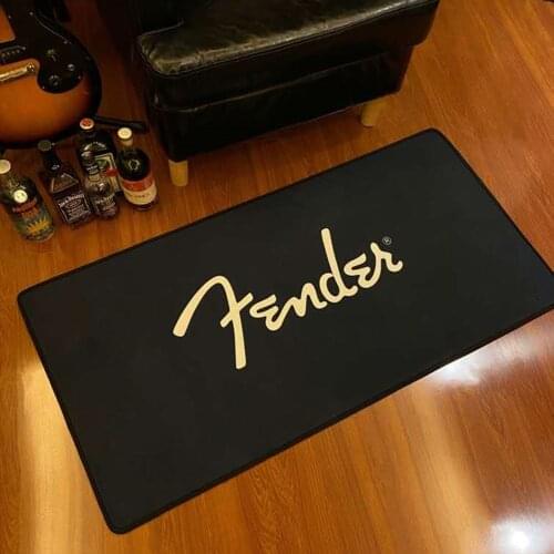 Modern Fender Guitar Printed Flannel Area Rug Printed Room Area Rug Floor Carpet balcony bathroom Home Decorative Rug doormats