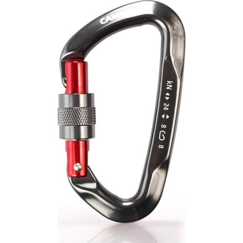 P90 Climbing ultra-light buckle main lock D-type lock mountaineering buckle safety buckle outdoor hook hanging fast CE