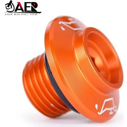 JAER M16*1.5 CNC Engine Oil Filter Cup Plug Cover Screw for DUKE 125 200 390 RC125 RC390