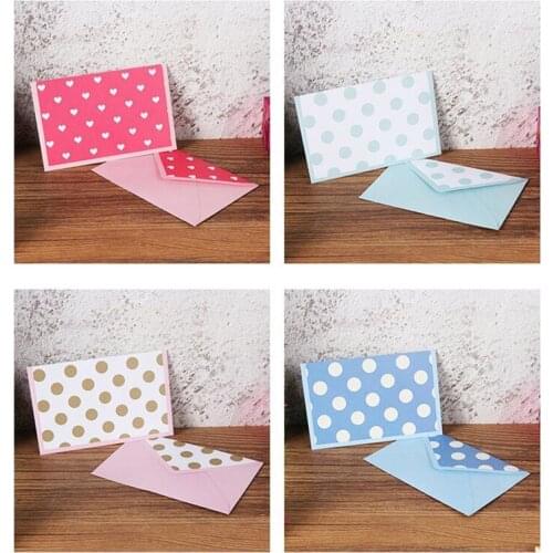 10pcs Creative Exquisite Envelope Greeting Card Invitations Postcard Beautiful Romantic Letter Paper Envelopes DIY Party Craft