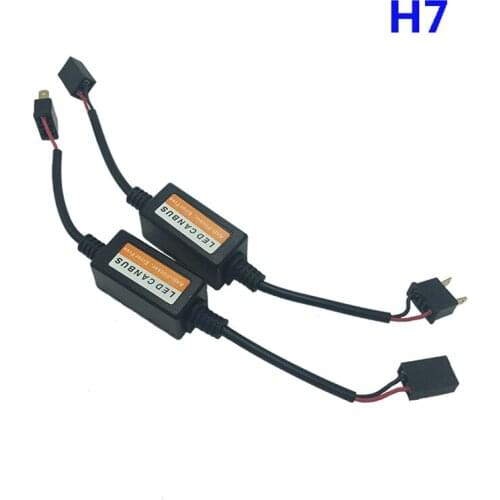 2PCS H7 LED headlamp decoder led Canbus Anti-Flicker Error Free decoder EMC