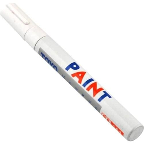 3Pcs Car Tyre Tread Environmental Tire Painting White Waterproof Rubber Permanent Paint Marker Pen