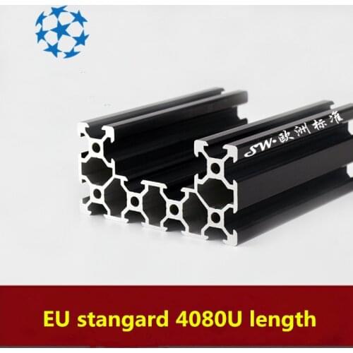 4080U aluminum extrusion profile european standard length 250mm industrial aluminum profile workbench 1pcs
