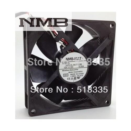For NMB 3610KL-04W-B39 DC brushless cooling fan 12V 0.2A For Server Inverter cooler