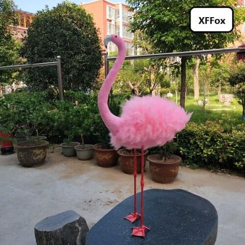 Big real life pink Flamingo model foam&feather simulation Flamingo gift about 120cm xf2477