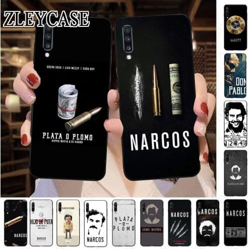 TV series Wagner Moura Narcos pablo escobar Phone Case For Samsung Galaxy A50 A10 A20 A20E A20S A40 A51 A70 A30 A6 A7 A8 Cover