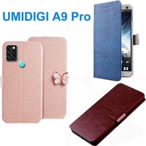 Phone Case For Umidigi A9 Pro Cover PU Leather Luxury Flip Wallet Magnetic Fashion Capa For UMIDIGI Umi A9 Pro Protector Cover