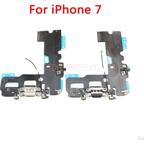10PCS/Lot For iPhone 7 Plus 7Plus 4.7 inch 5.5 USB Charging Dock Connector Charge Jack Socket Plug Port Flex Cable