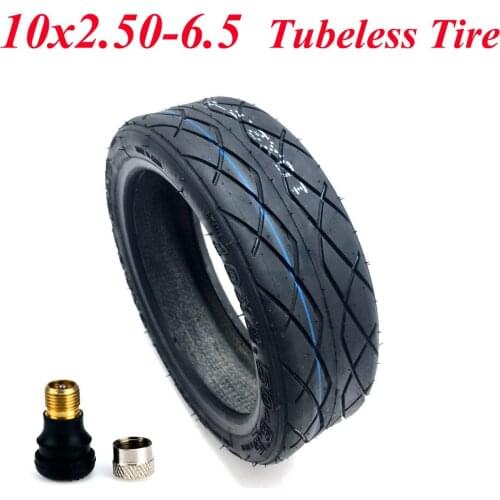 Electric Scooter 10X2.50-6.5 Vacuum Tire Folding Mini Electric Scooter Thickened Explosion-proof Tubeless Tires