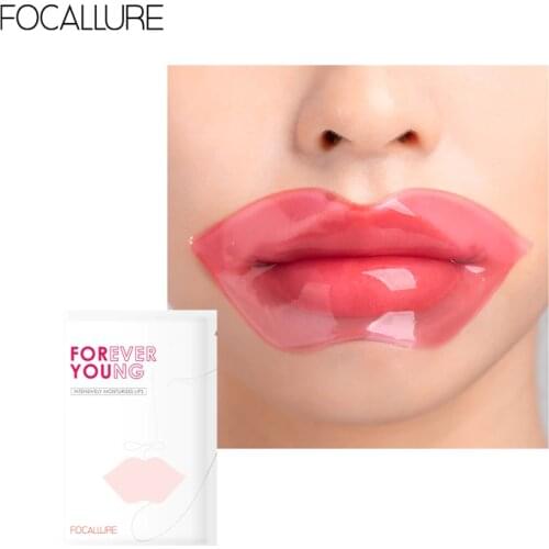 FOCALLURE Soft Collagen Cherry Lip Mask Patches Set Skin Care Moisturizing Vitamin E Forever Young Masks For the Lips