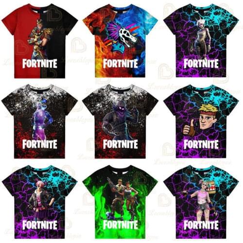 Fortnite 2021 Men and Women NEW Battle Royale Victory Kids Tops Girls Boys Clothes Harajuku Tshirt Children Hero 3d T-shirt