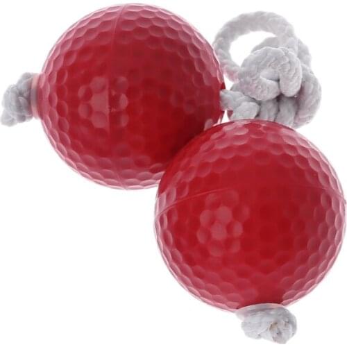 Hot 42mm Ladder Golf Ball Bola Strands Red Blue Get Out Practice 6mm String Ball XXUF