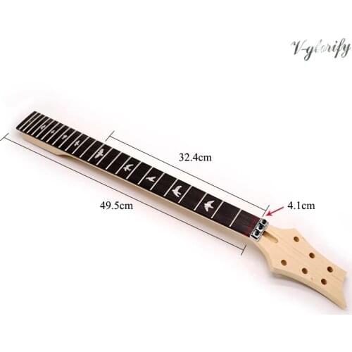 Inlaid 6-string 24 frets matte and maple double rocking electric