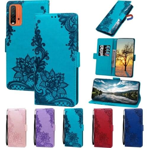 Leather Wallet Flip Case For Xiaomi Poco M3 Case Card Holder Stand Magnetic Book Cover For Xiomi Poco M3 M 3 PocoM3 Case Coque