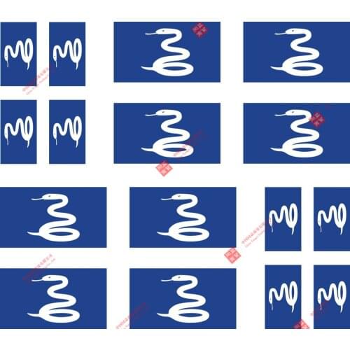 Hot Sell Personality Set of 4x Sticker Car Bumper Decal Outdoor Car Moto World Flag Martinique Racing Helme Tlaptop Stickers