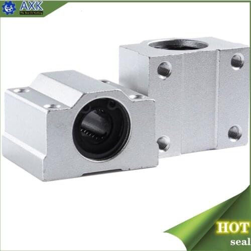 1pc SC8UU SCS8LUU 8mm Linear Ball Bearing Block CNC Router SCS6UU SCS10UU SCS12UU SCS13UU for CNC 3D printer shafts Rod parts