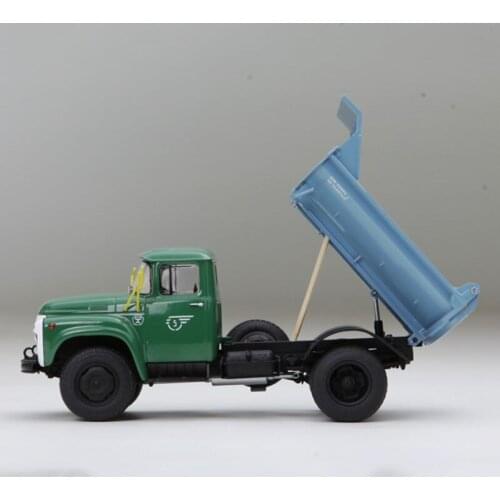 Diecast 1/43 Russian Gil Dump Truck ZIL555 Alloy High Simulation Car Model Toy