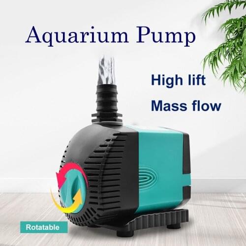60/50/35/25/15/10/6/3W Multifunctional Ultra-Quiet Submersible Water Pump Aquarium Pump Fish Tank Pump
