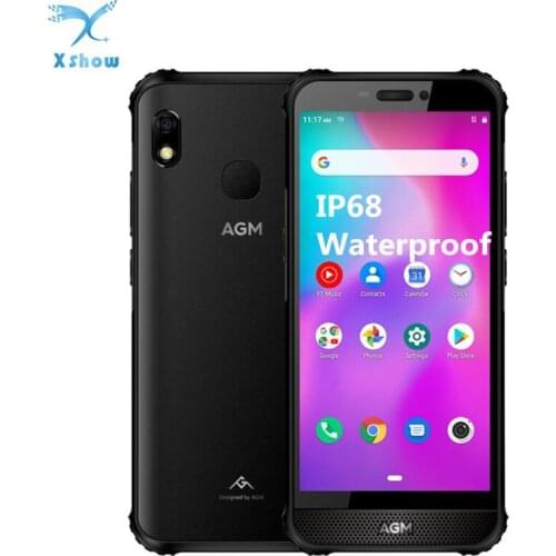 AGM A10 IP68 Cellphones Waterproof Shockproof Dustproof 4G LTE Smartphone 3GB/4GB RAM 32GB/64GB/128GB ROM Mobile phone
