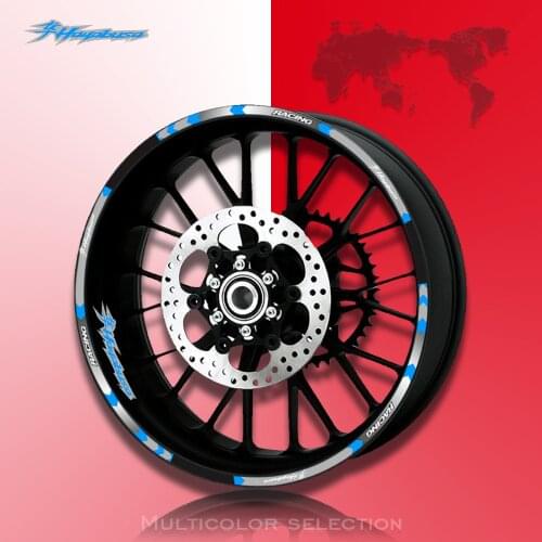 Motorcycles Reflective sticker For Suzuki Hayabusa motorcycles wheel stickers Reflective Rim moto Stripe Tape