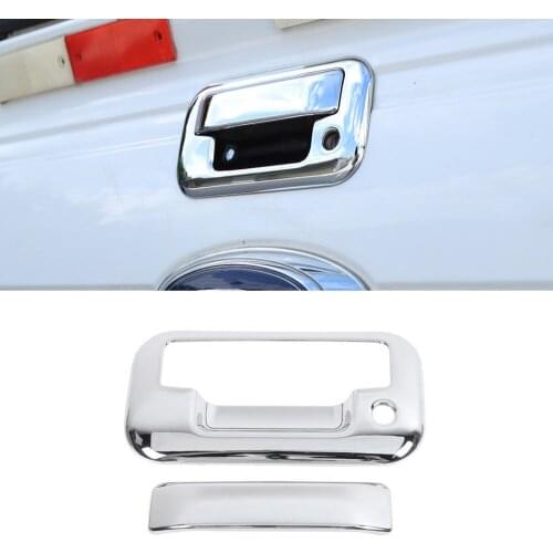 For Ford F150 2009-2014 Car Rear Door Handle Cover Trim Styling Exterior Chrome ABS Auto Moldings